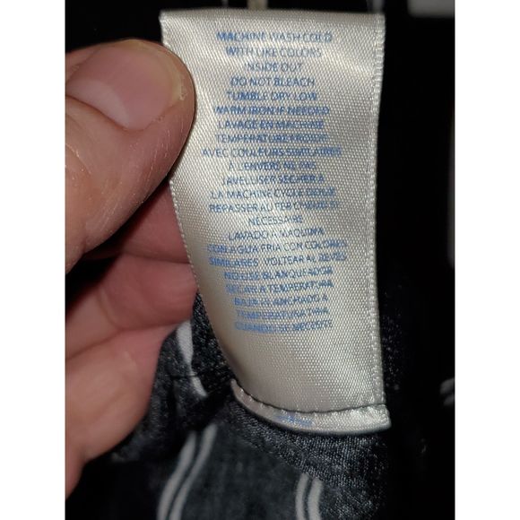 Sadie Robertson Women's /Junior's Blouse Striped Office Business Style Size XL - Picture 11 of 13